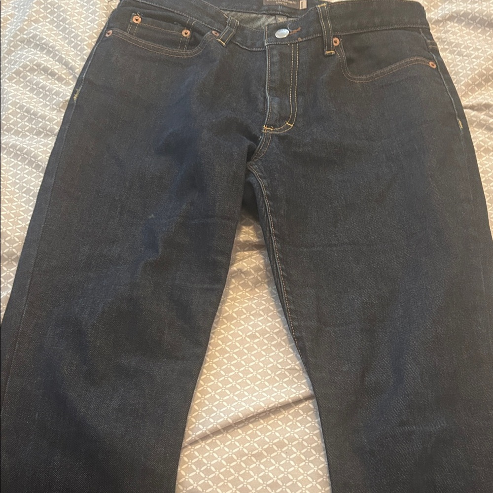 Banana Republic Deep Blue Straight Jeans